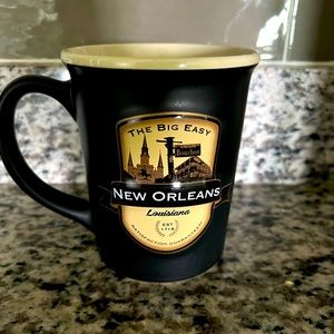 LOUISIANA NEW ORLEANS OVERSIZED HOT COCOA COFFEE TEA MUG